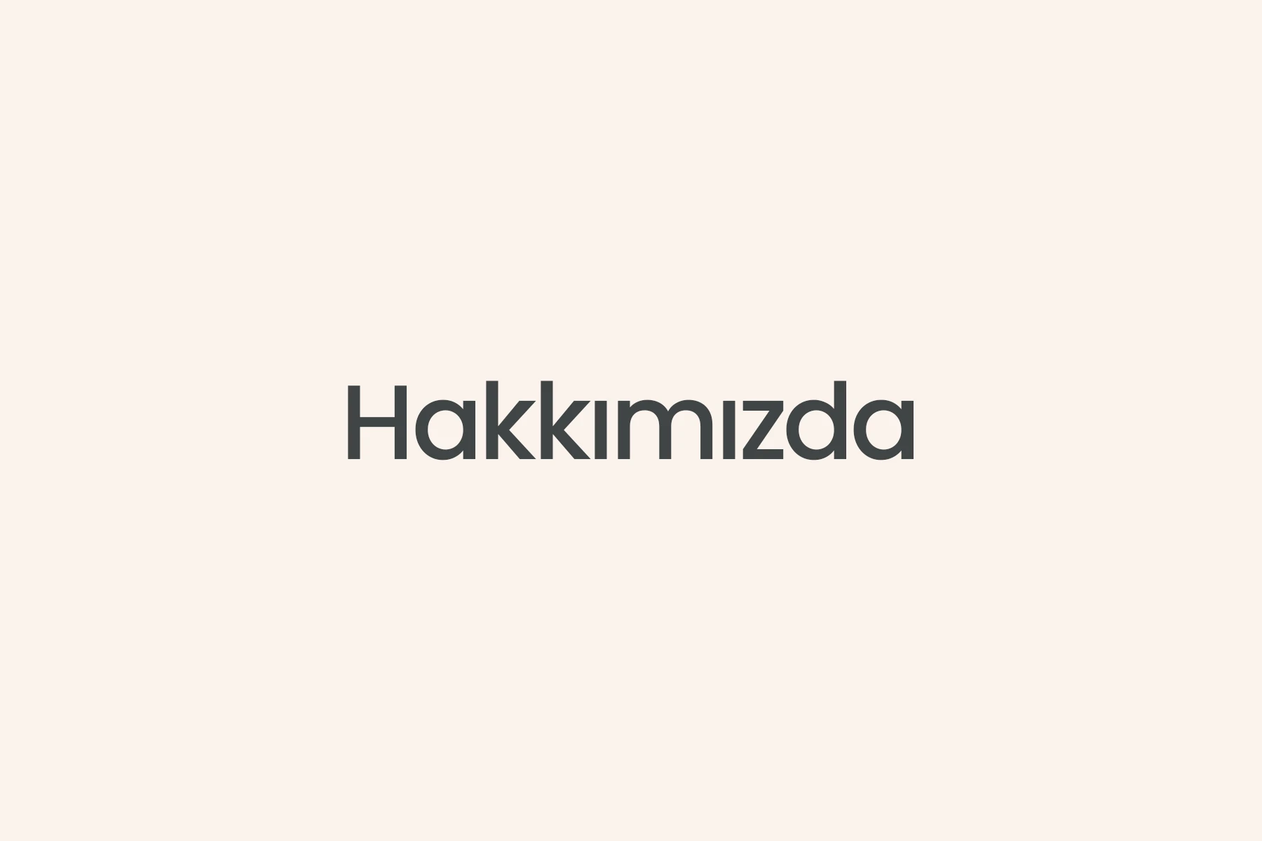 HAKKIMIZDA